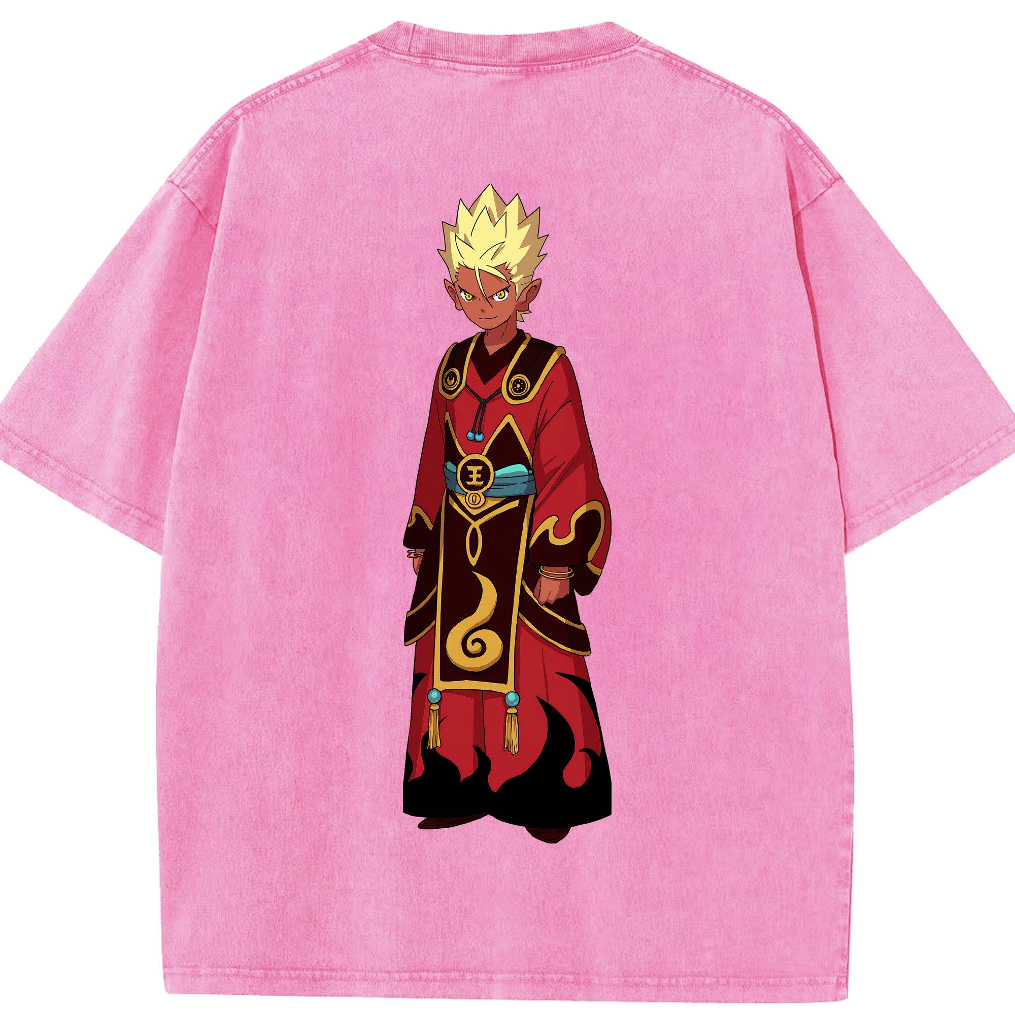 （画像用） 妖怪ウォッチ Yo-kai Watch 綿100% ヴィンテージ風 半袖Tシャツ（背面プリント）